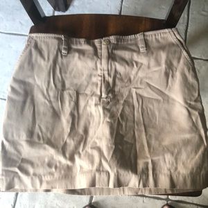 Khaki Uniform Skirt